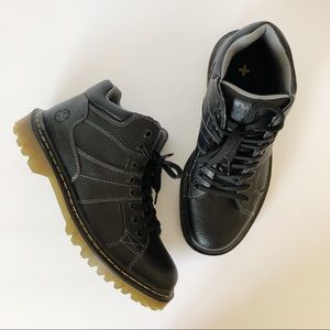 Dr. Martens Harrisland Black Leather Work Boots